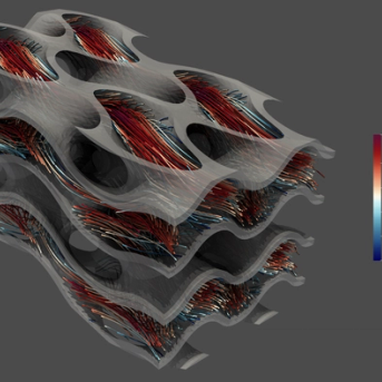 CFD de la geometría del intercambiador de calor