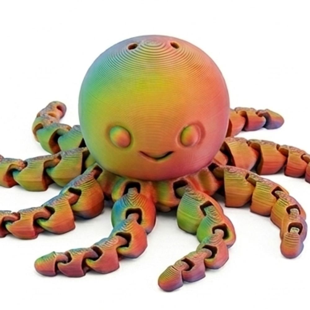 Wobbly the Mini Octopus โ Articulated 3D Print โ photo 1
