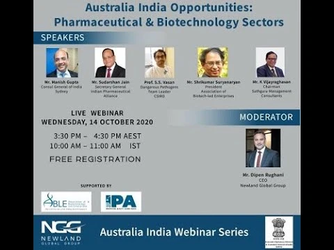 Aus-Ind opportunities - Pharmaceutical & Biotechnology Sector
