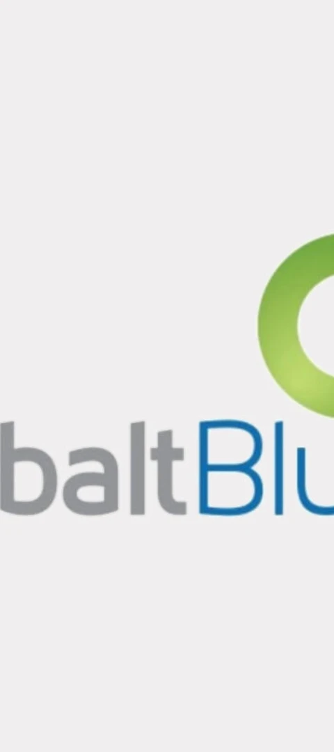 Cobalt blue logo