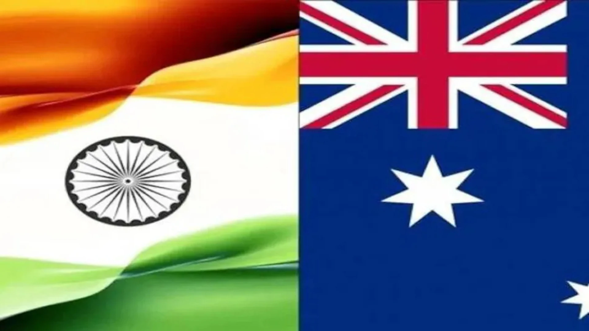 Ind and Aus flags shown in the image