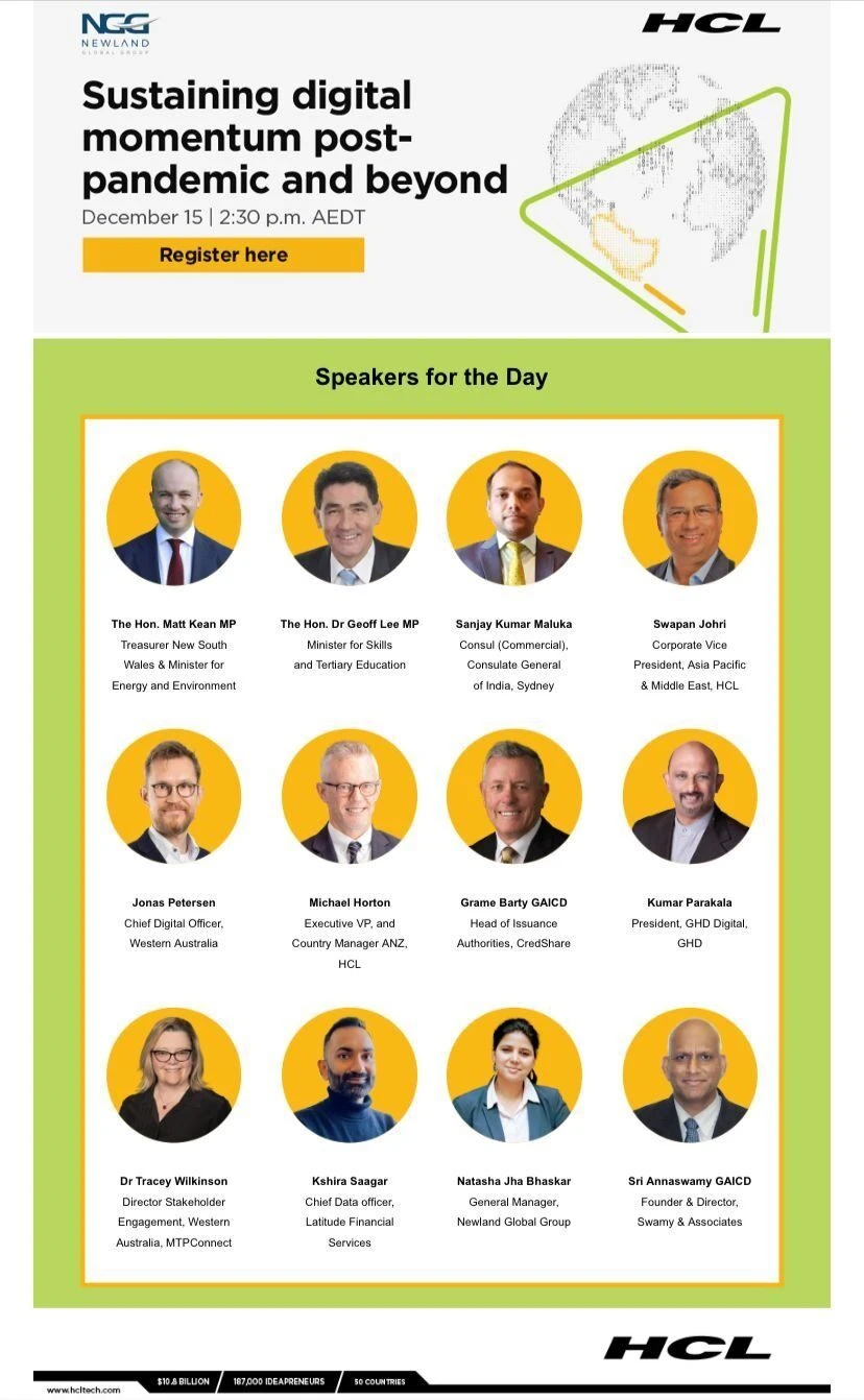 Speakers of the day - 2021