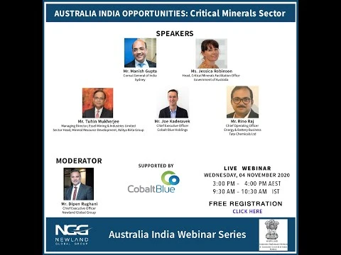 Aus-Ind opportunities - Critical Minerals Sector