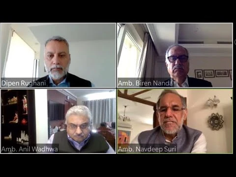 Webinar with NGG CEO Dipen Rughani, Amb. Navdeep Suri, Amb. Anil Wadhwa & Amb. Biren Nanda,