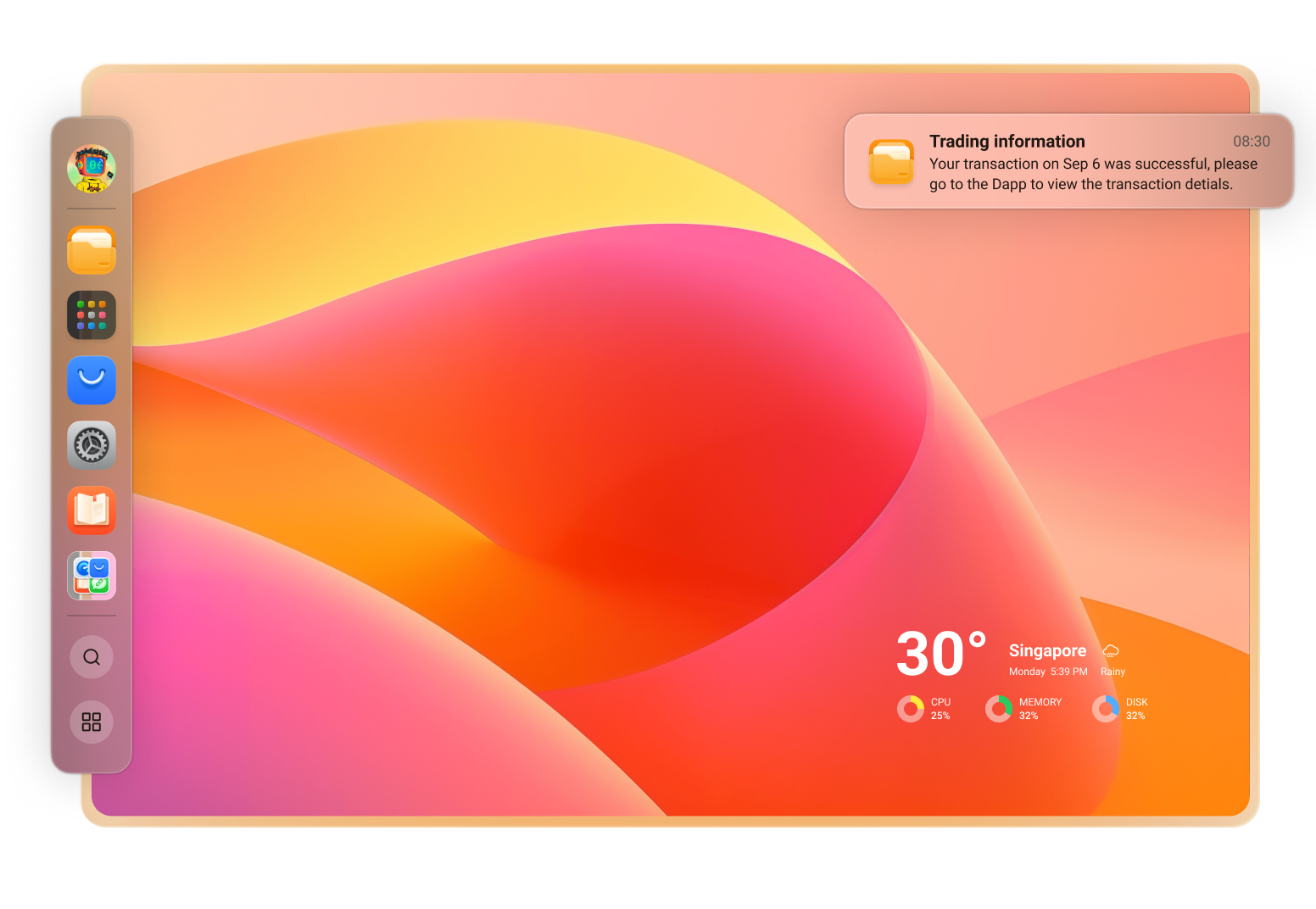 The Olares desktop, a personal cloud operating system running on hardware you own