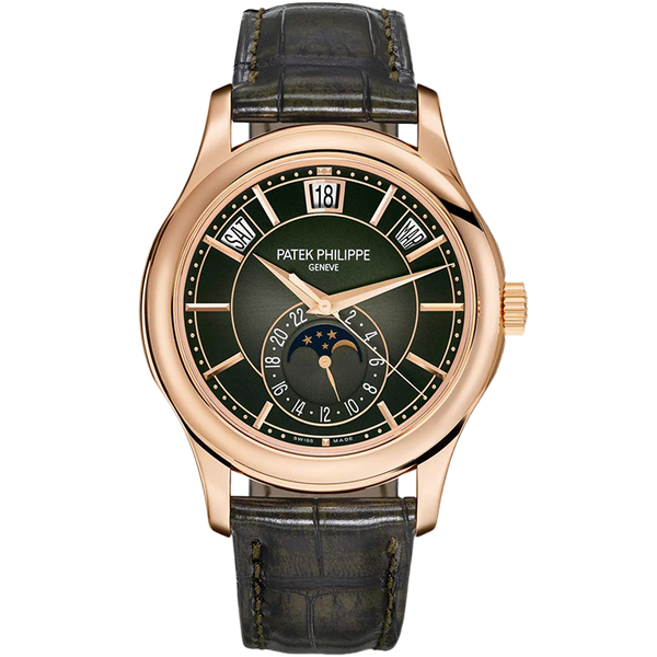 Patek Philippe Complications Green Rose Gold Leather 40mm