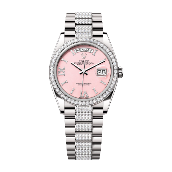 Rolex Day-Date 36 Pink White Gold 36mm