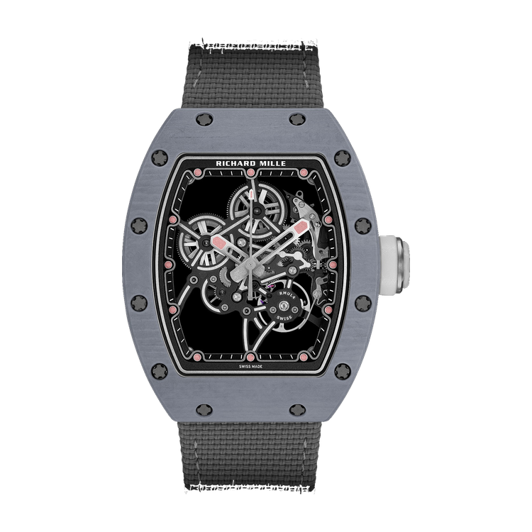 Richard Mille RM 55-01 Skeleton Carbon Rubber 37.95mm