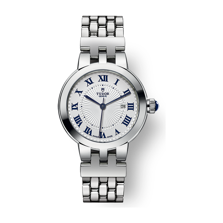 Tudor Clair de Rose 30 White Steel 30mm