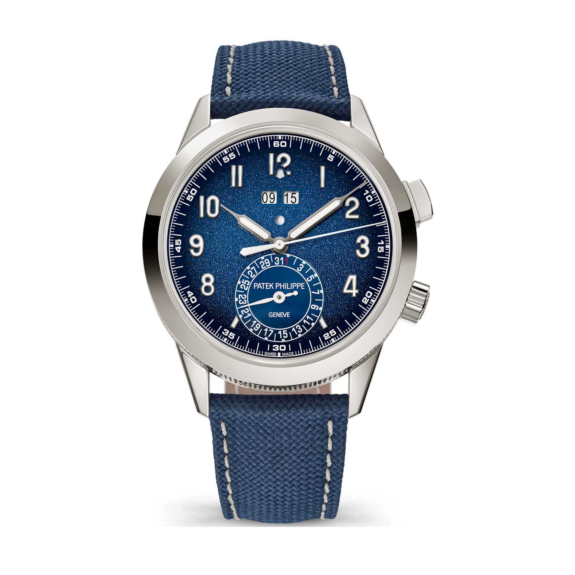 Patek Philippe Grand Complications Blue White Gold Leather 41mm