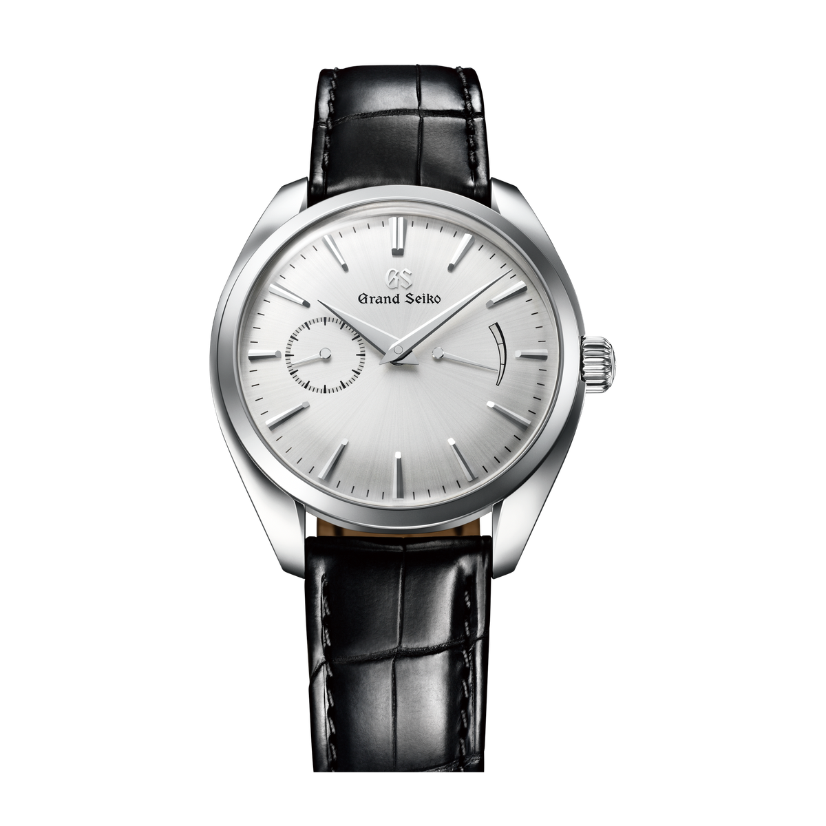 Grand Seiko Elegance Thin Dress Series Silver Steel Alligator Leather 39mm