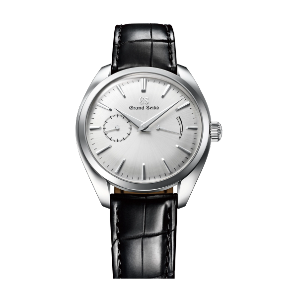 Grand Seiko Elegance Thin Dress Series Silver Steel Alligator Leather 39mm