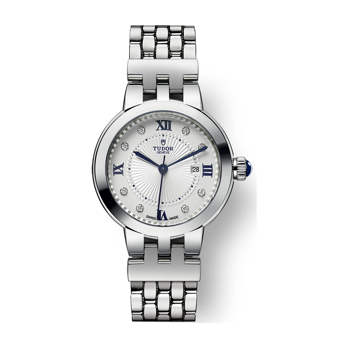 Tudor Clair de Rose 30 White Steel 30mm
