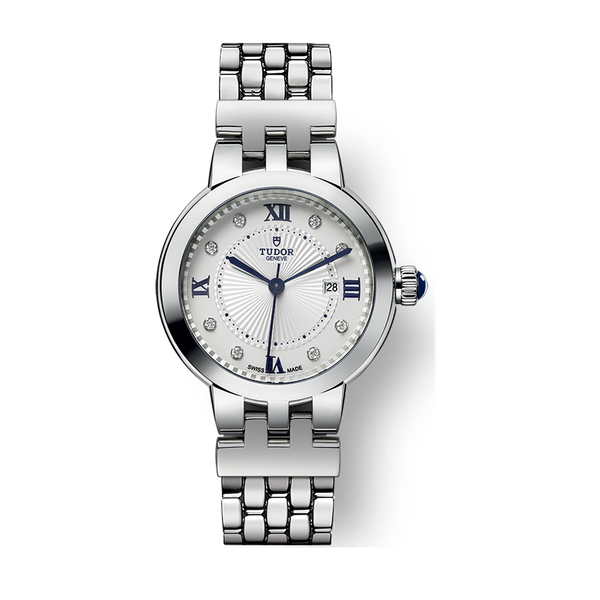 Tudor Clair de Rose 30 White Steel 30mm