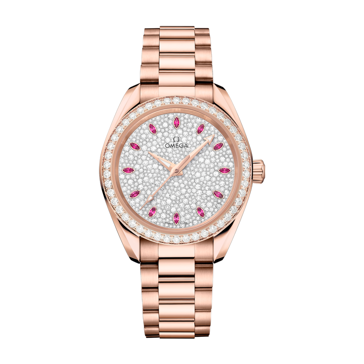 Omega Seamaster Aqua Terra 150M Pink Rose Gold 34mm