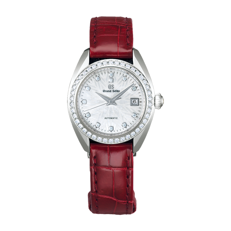 Grand Seiko Heritage Refined Essentials White Gold Alligator Leather 28.7mm
