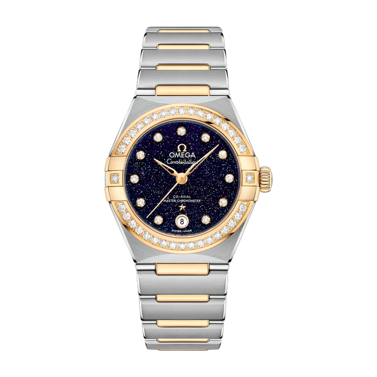 Omega Constellation Blue Two-Tone 29mm