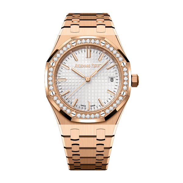 Audemars Piguet Royal Oak Selfwinding Silver Rose Gold 34mm