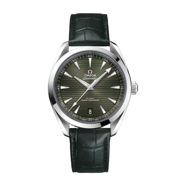 Omega Seamaster Aqua Terra 150M Green Steel Leather 41mm