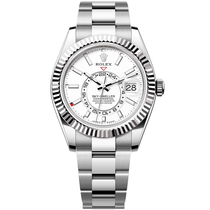 Rolex Sky-Dweller White Steel 42mm