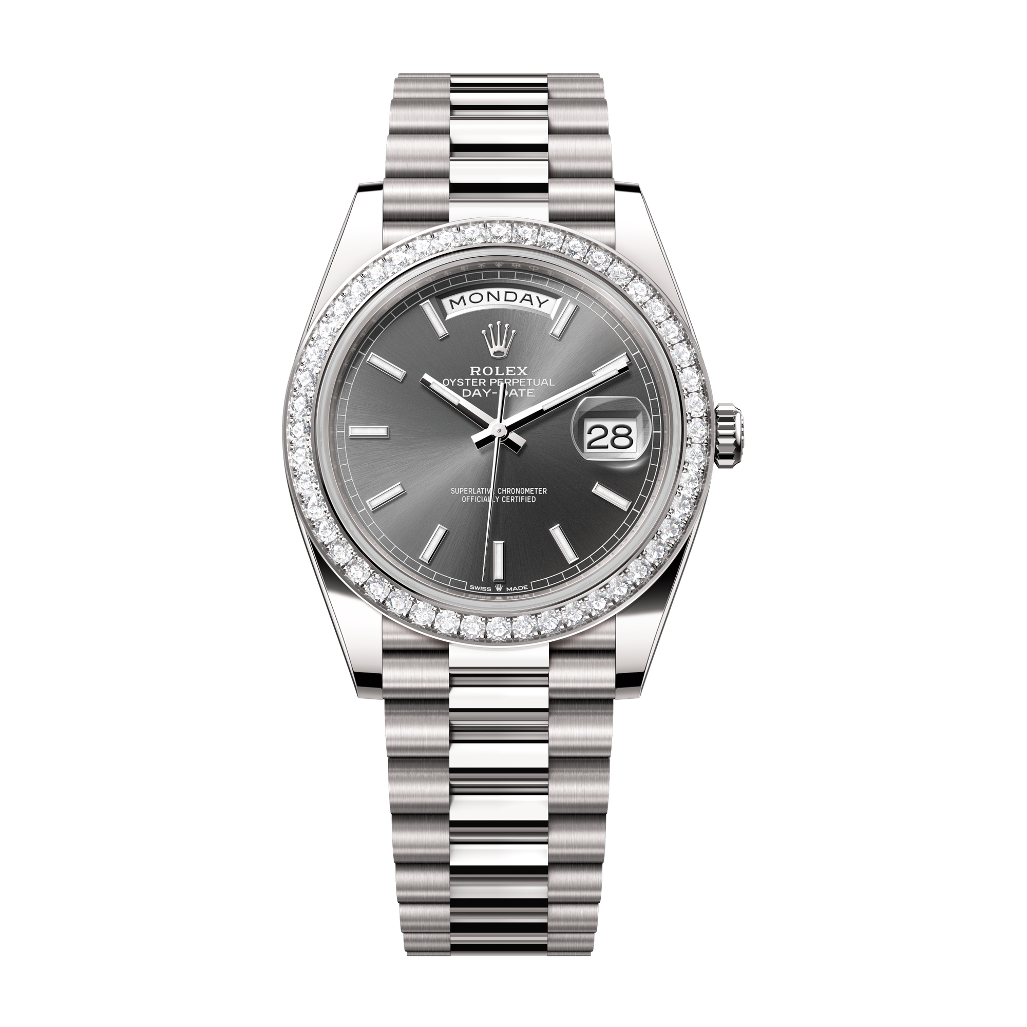 Rolex Day-Date 40 Dark Grey White Gold 40mm