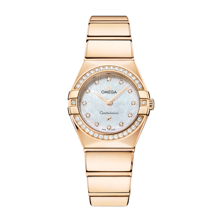 Omega Constellation White Yellow Gold 25mm