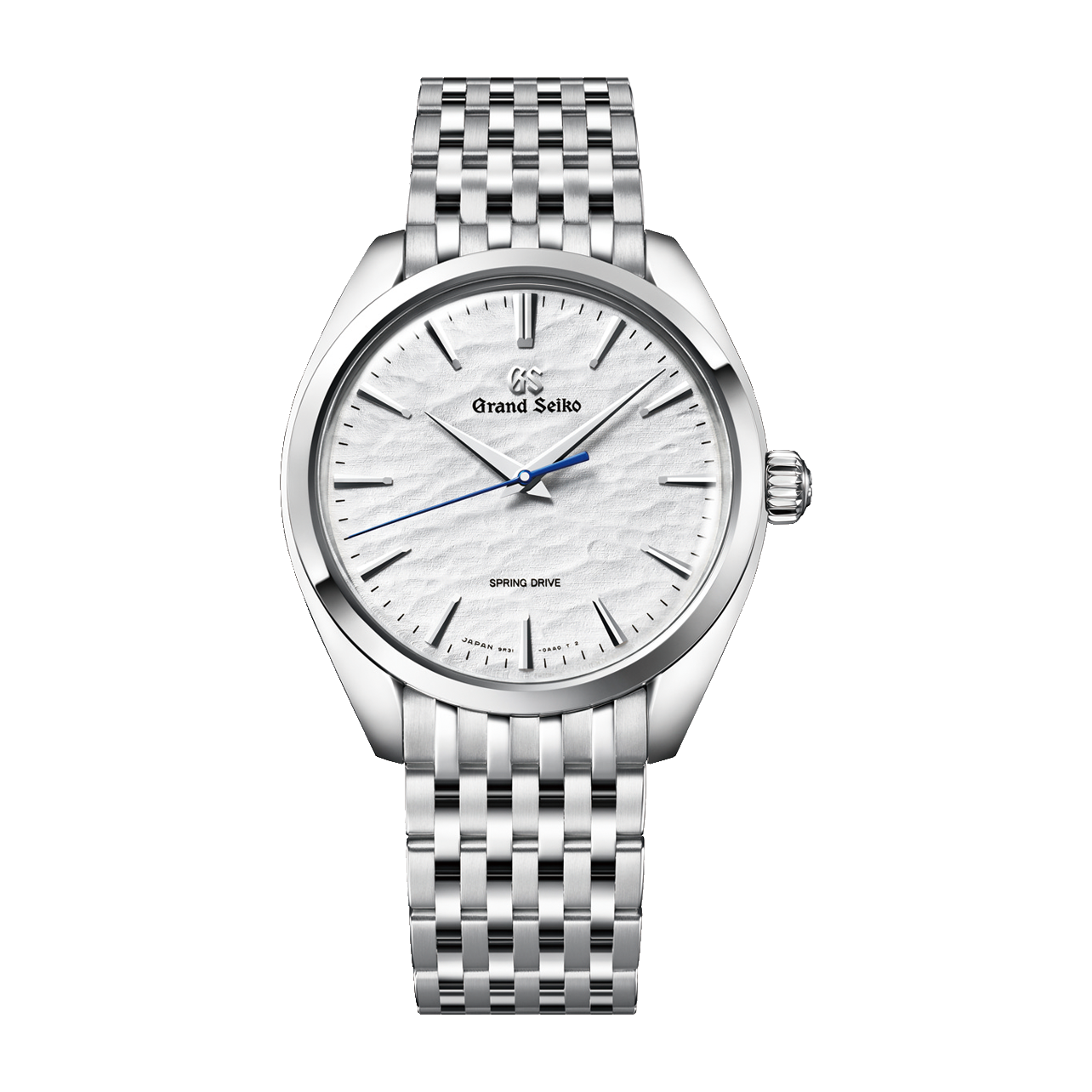 Grand Seiko "Omiwatari" Elegance Thin Dress Series White Steel 38.5mm