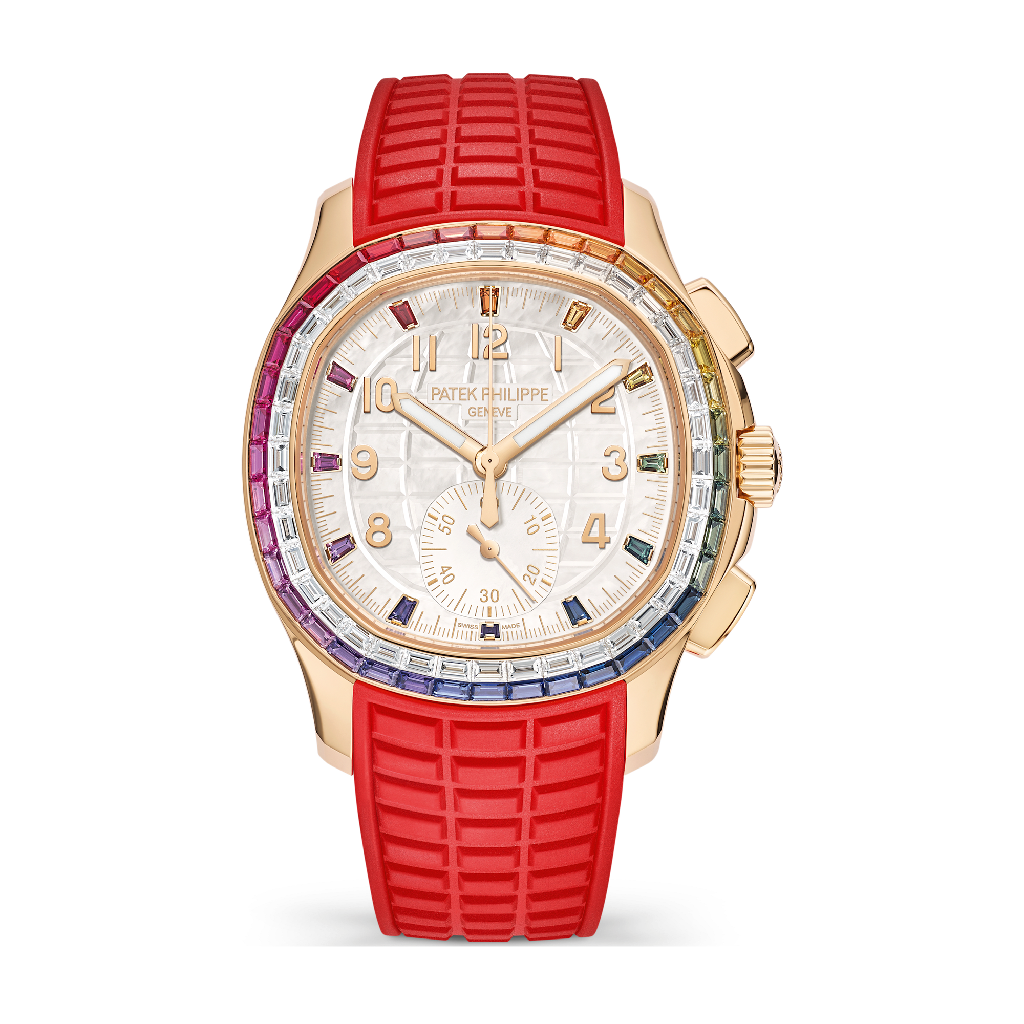 Patek Philippe Aquanaut Luce White Rose Gold Rubber 39.9mm