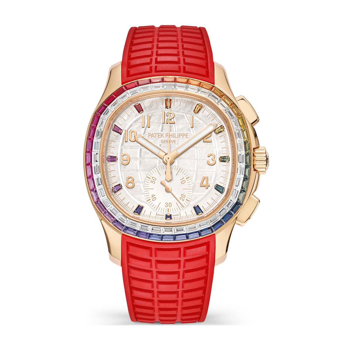 Patek Philippe Aquanaut Luce White Rose Gold Rubber 39.9mm