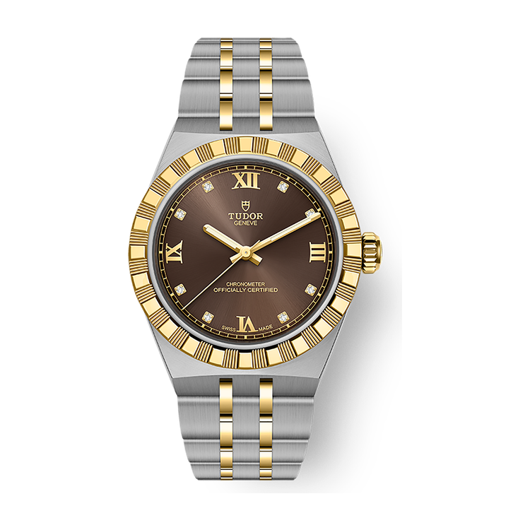 Tudor Royal 30 Brown Two-Tone 30mm