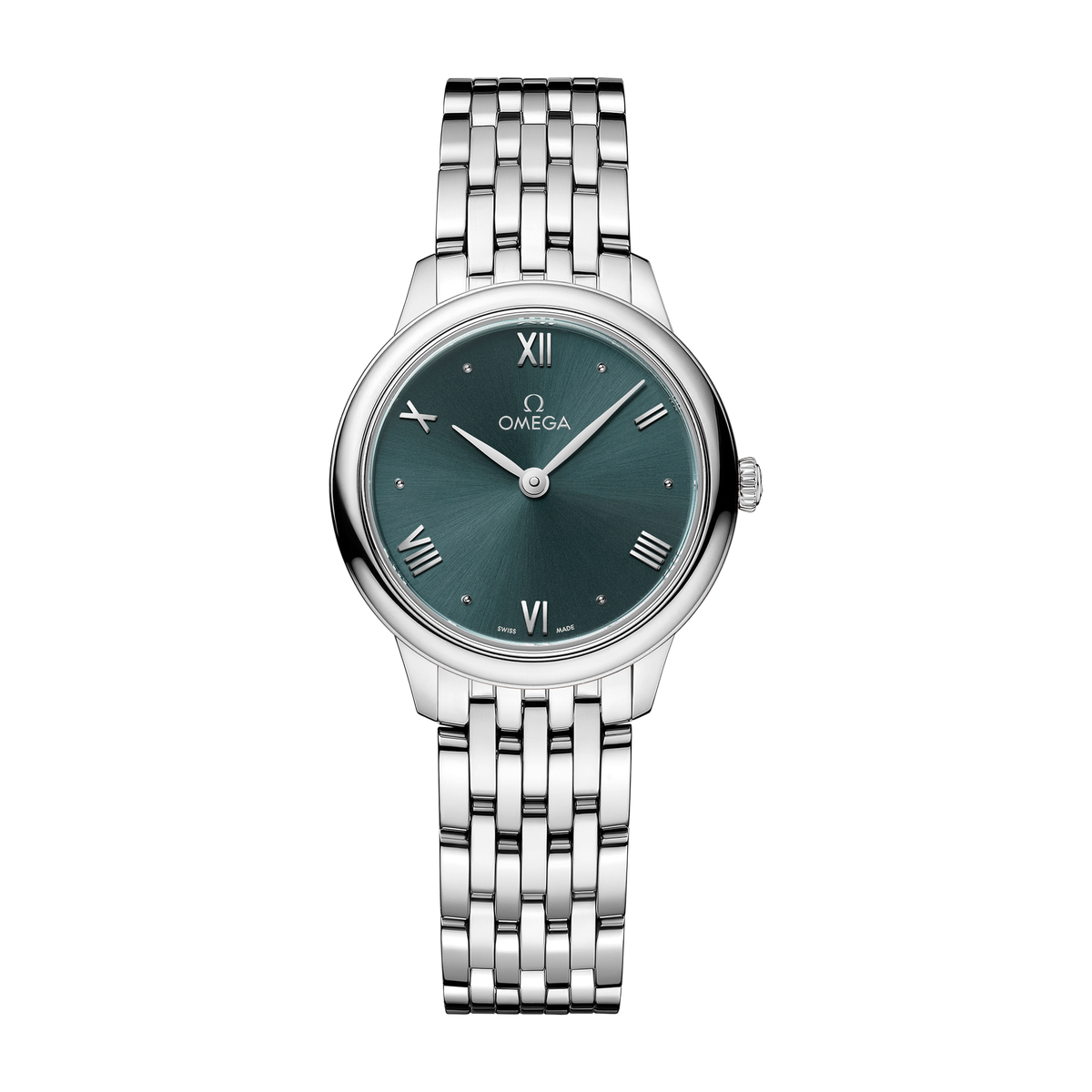 Omega De Ville Prestige Green Steel 27.5mm