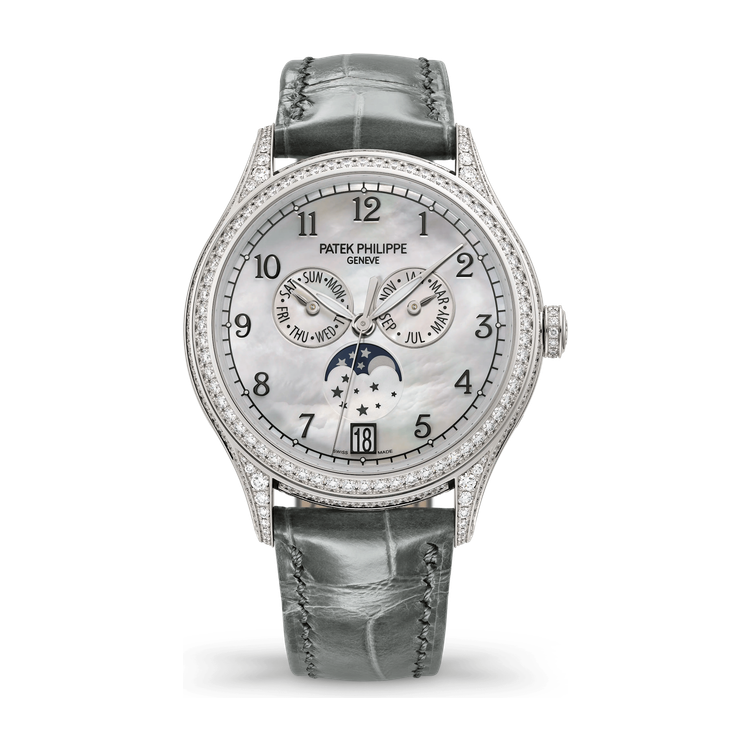 Patek Philippe Complications White Gold Alligator Leather 38mm