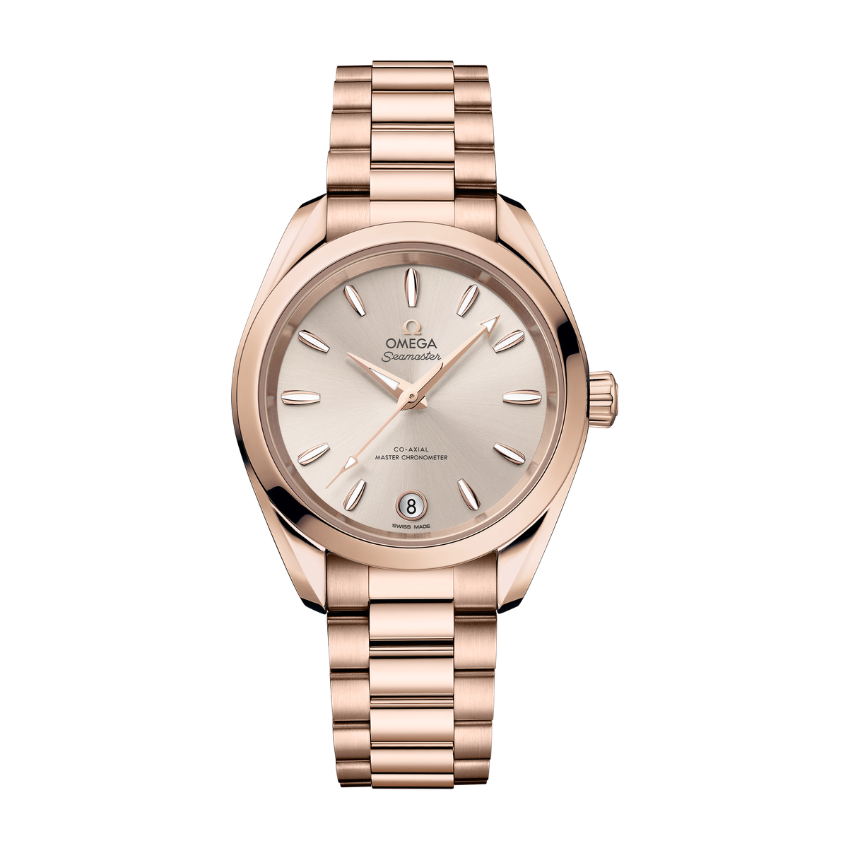 Omega Seamaster Aqua Terra Shades Silver Rose Gold 34mm