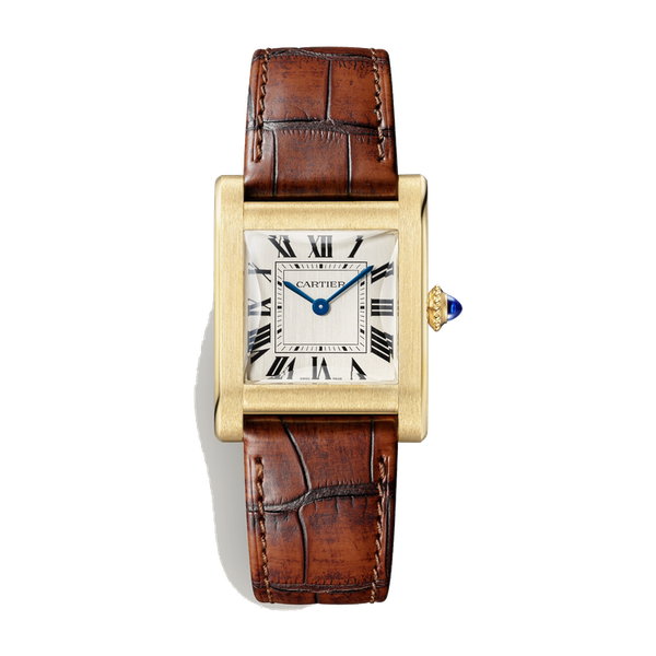 Cartier Tank Normale Yellow Gold Alligator Leather 25.7mm