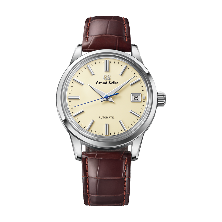Grand Seiko Elegance Contemporary Classics Ivory Steel Alligator Leather 39.5mm