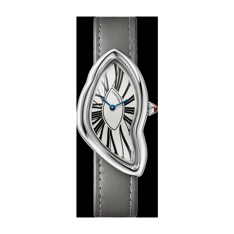 Cartier Crash Platinum Leather 23.3mm