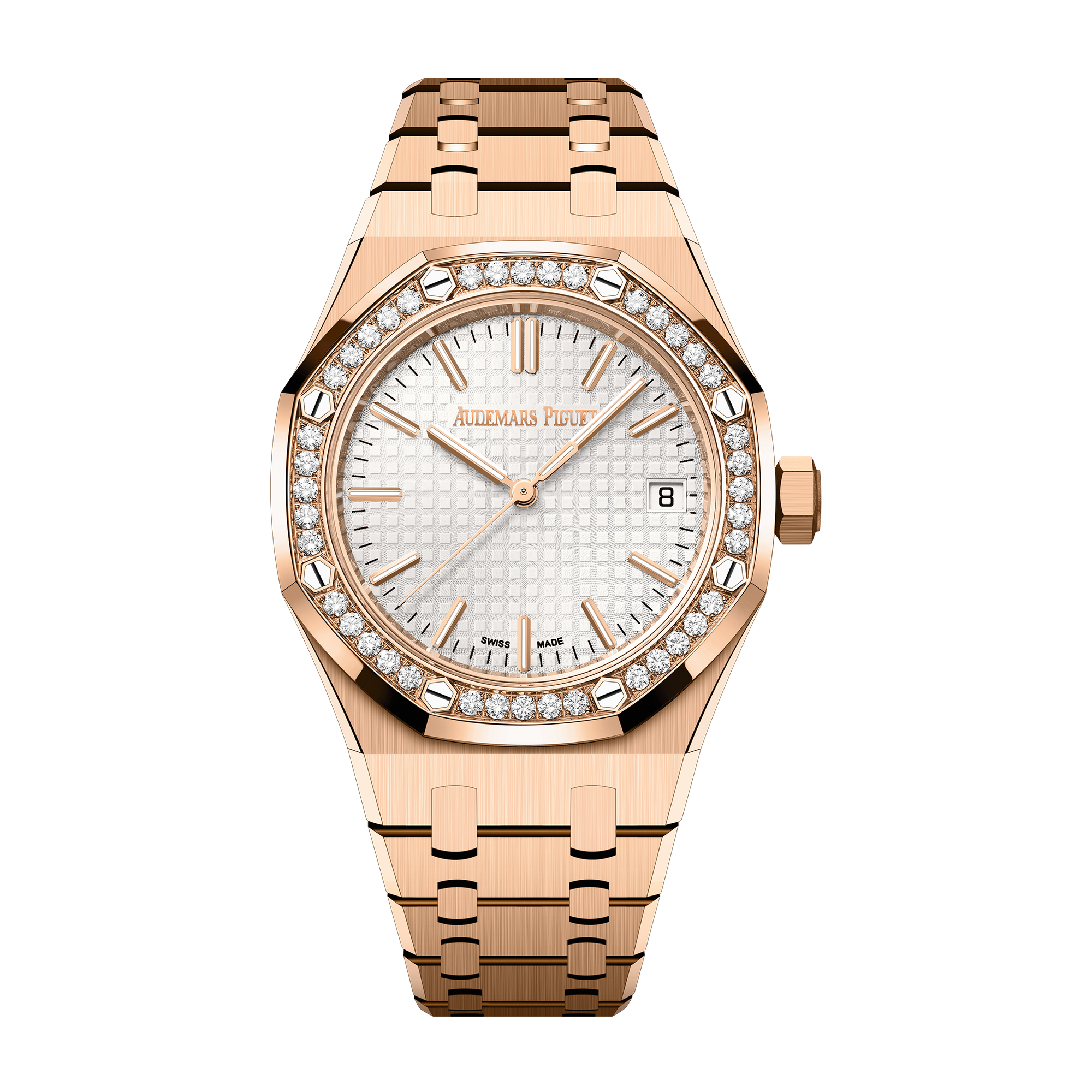 Audemars Piguet Royal Oak Selfwinding Silver Rose Gold 37mm