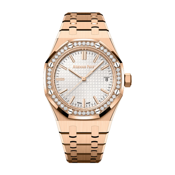 Audemars Piguet Royal Oak Selfwinding Silver Rose Gold 37mm