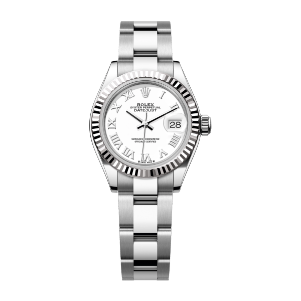 Rolex Lady-Datejust White Steel & White Gold 28mm