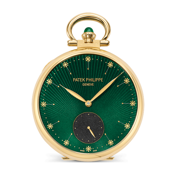 Patek Philippe "Dandelion" Rare Handcrafts Green Yellow Gold 44.1mm
