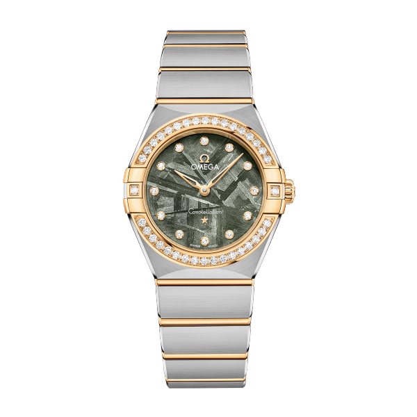 Omega Constellation Green Two-Tone 28mm