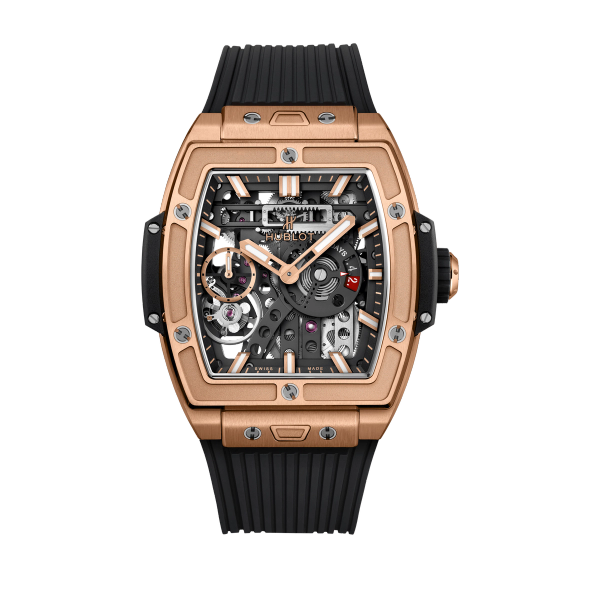 Hublot Spirit of Big Bang Meca-10 Skeleton King Gold Rubber 45mm
