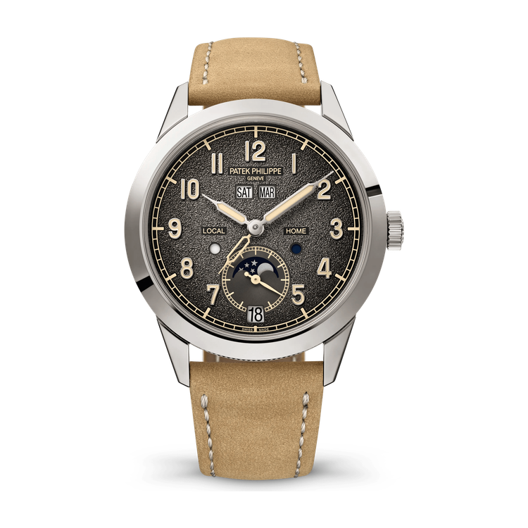 Patek Philippe Complications Dark Grey White Gold Leather 41mm