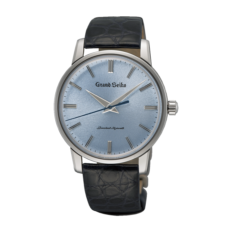 Grand Seiko Elegance Blue Titanium Alligator Leather 38mm