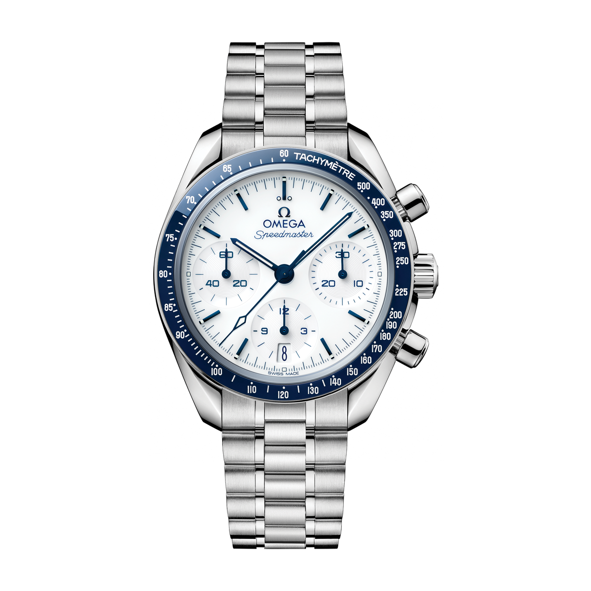 Omega Speedmaster 38 White Steel 38mm