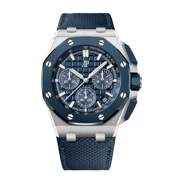 Audemars Piguet Royal Oak Offshore Selfwinding Chronograph Blue Steel Rubber 43mm