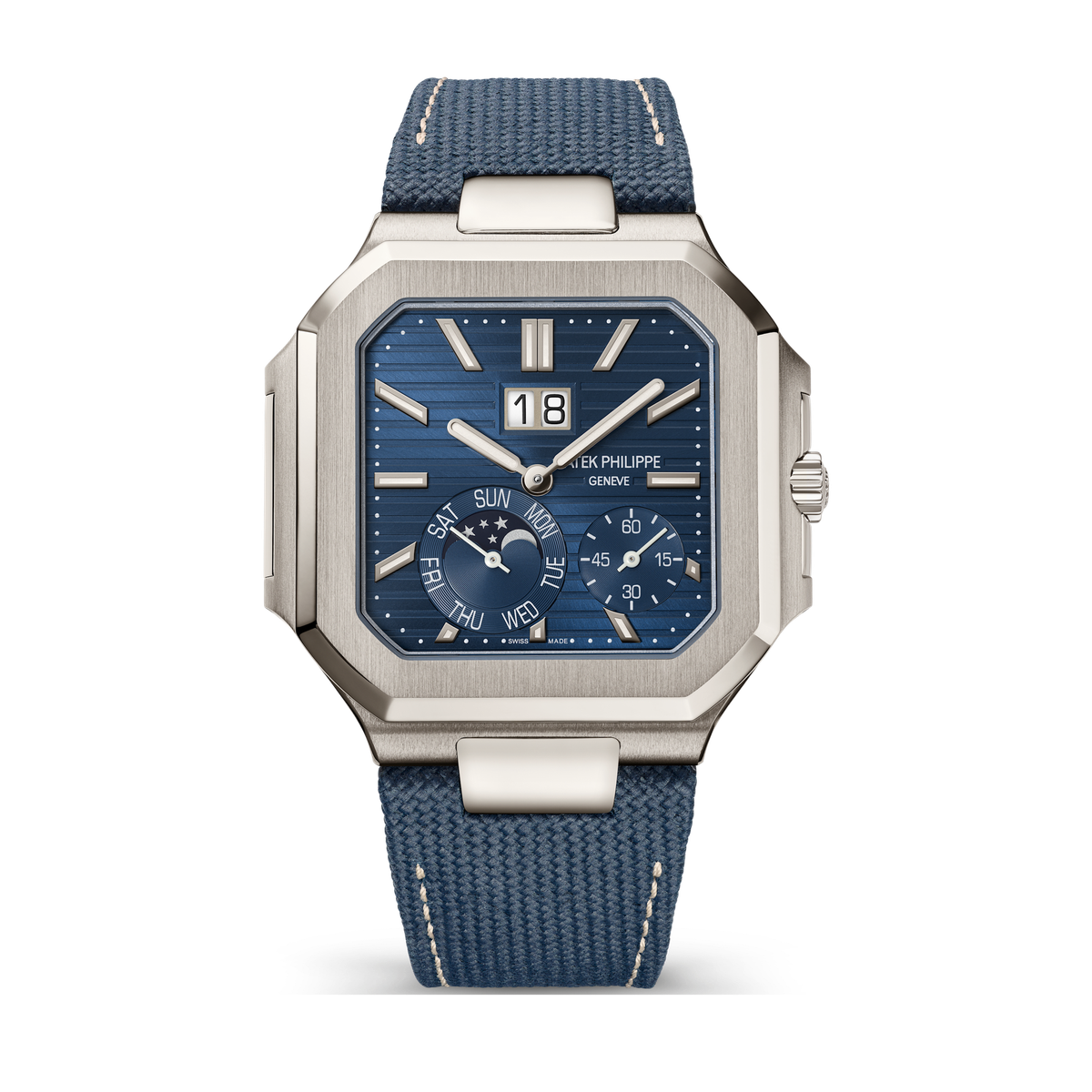 Patek Philippe Cubitus Blue Platinum Rubber 45mm