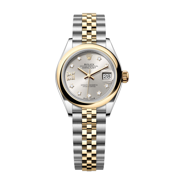 Rolex Lady-Datejust Silver Two-Tone 28mm