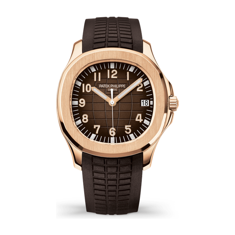 Patek Philippe Aquanaut Brown Rose Gold Rubber 40.8mm