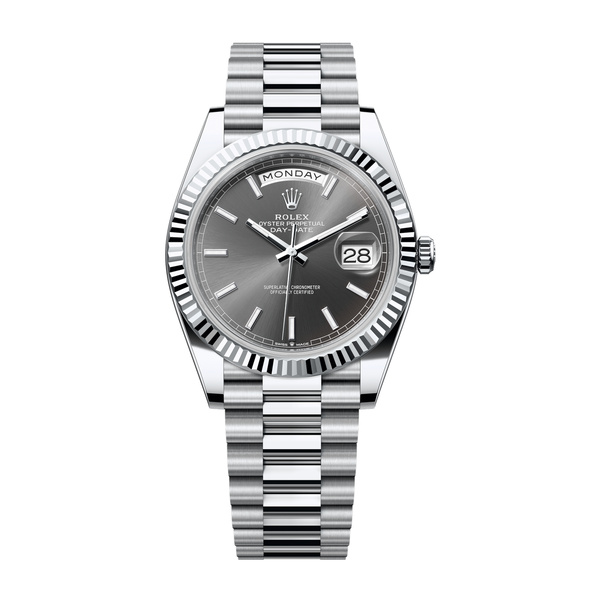 Rolex Day-Date 40 Dark Grey Platinum 40mm